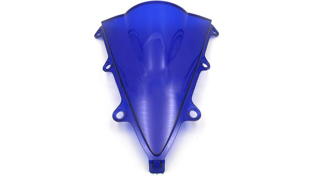 blue motorcycle windscreen fairings