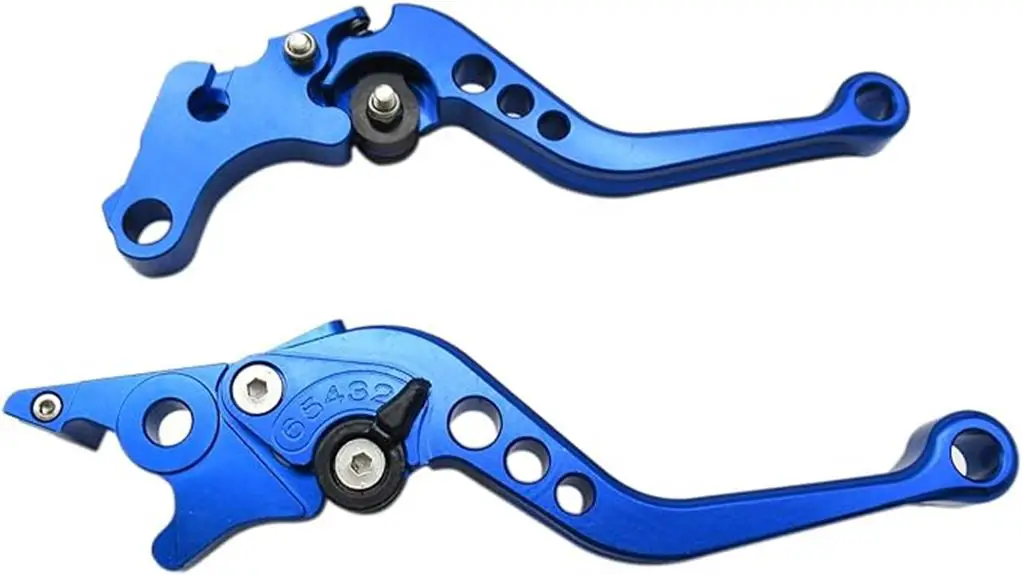 blue shorty brake lever