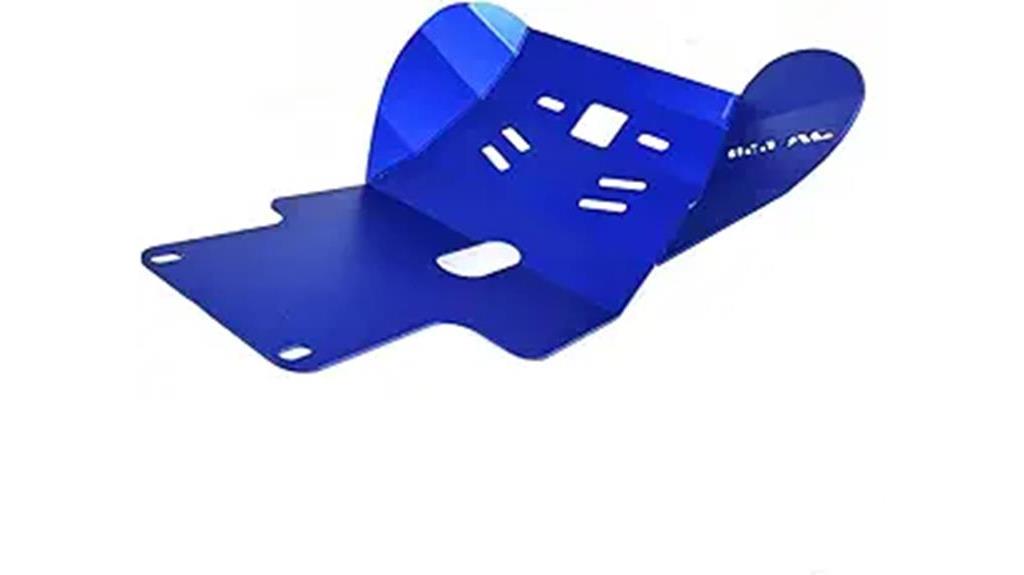 blue skid plate cover