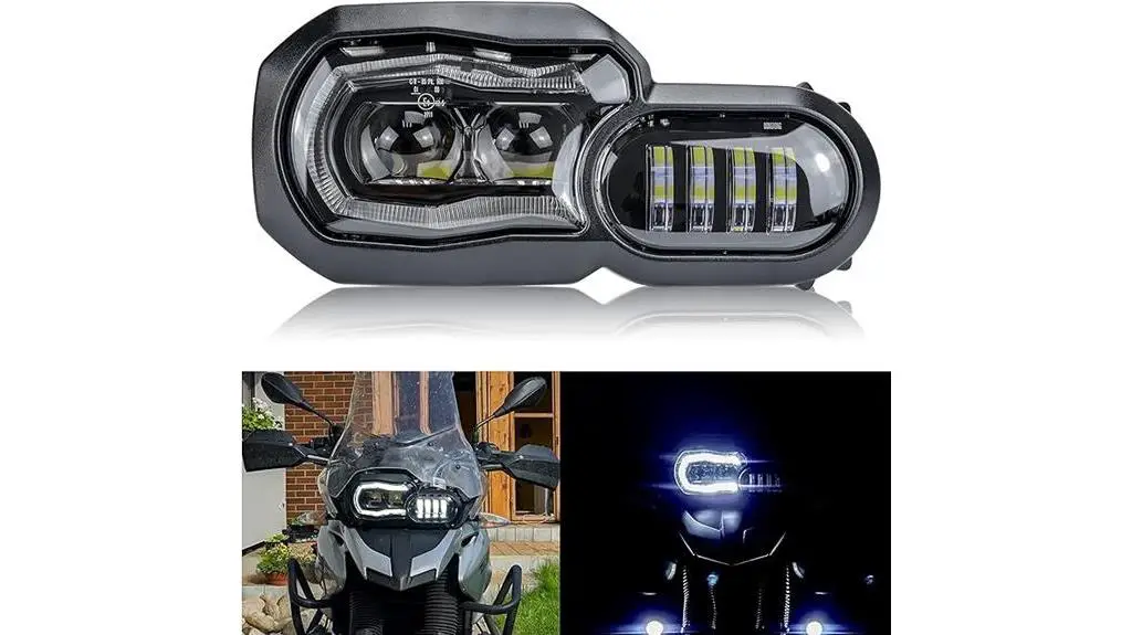 bmw f800gs led headlight assembly