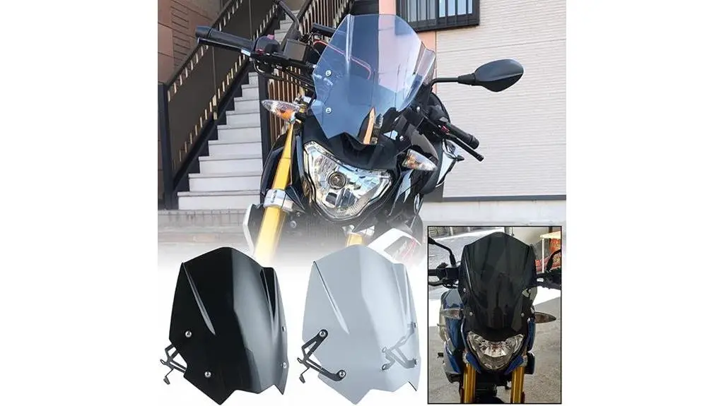 bmw g310r windshield protector