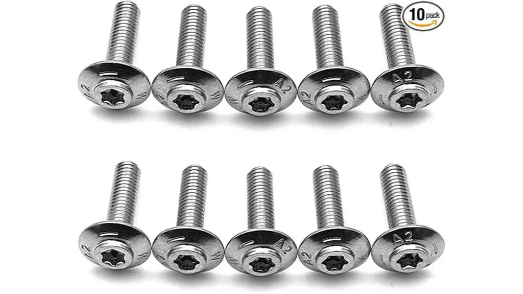 bmw motorcycle stainless steel screws