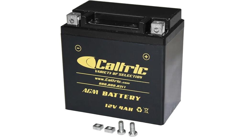 caltric agm battery compatibility