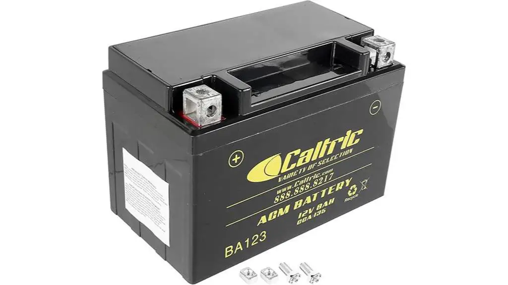 caltric agm battery compatibility