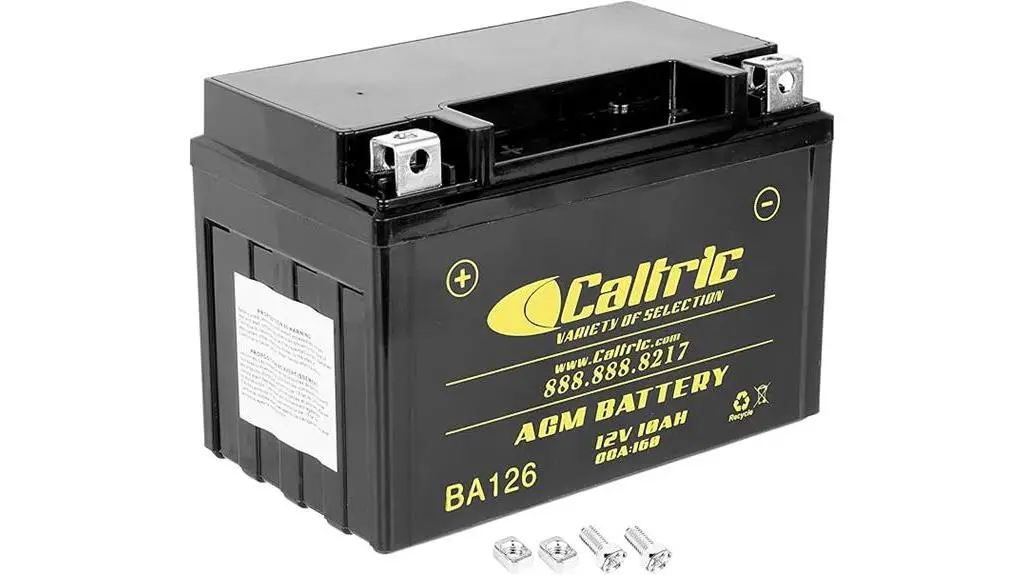 caltric agm battery compatibility