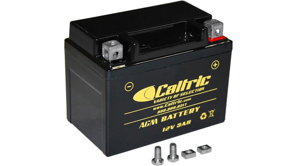 caltric agm battery honda crf