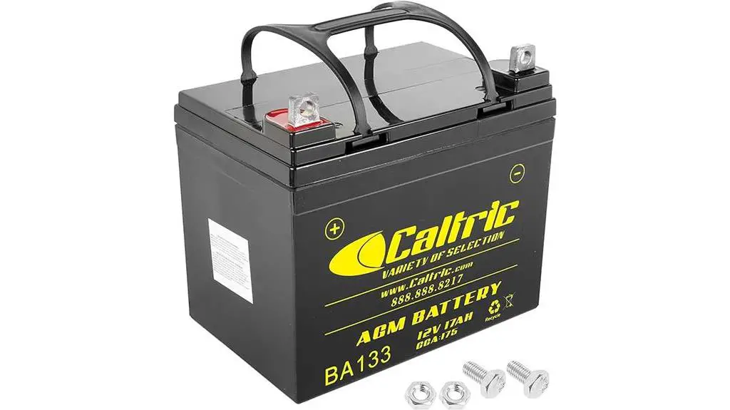 caltric agm battery kawasaki teryx