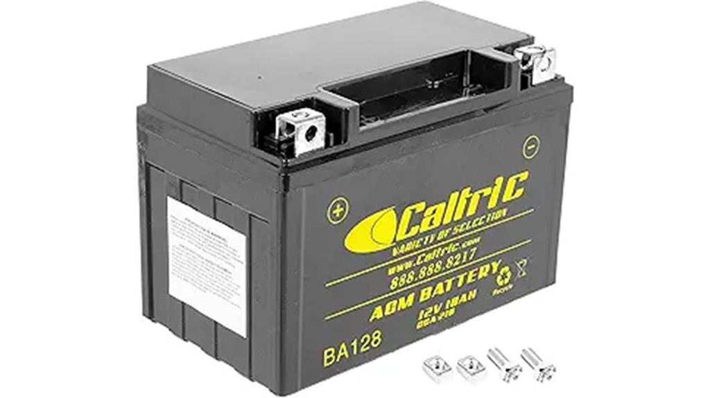 caltric agm battery triumph 2021