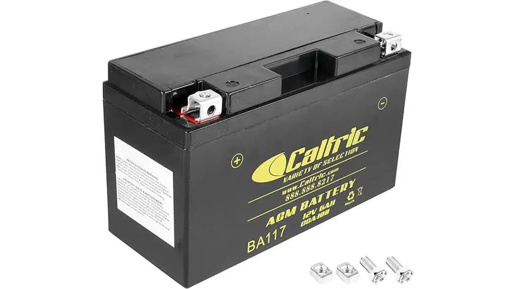 caltric agm battery triumph daytona