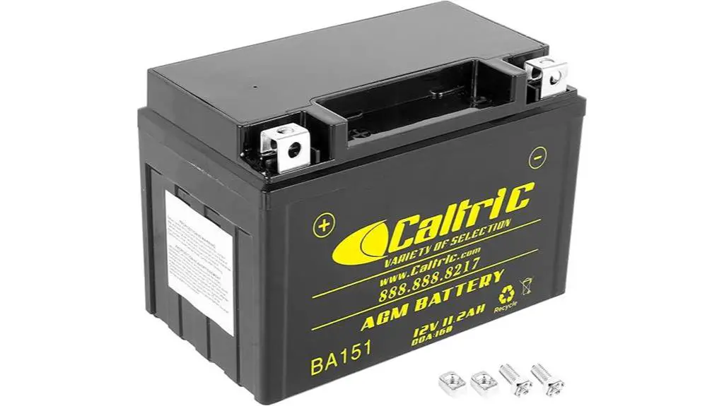 caltric agm battery yamaha fz1