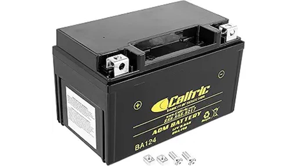 caltric agm battery yamaha xsr