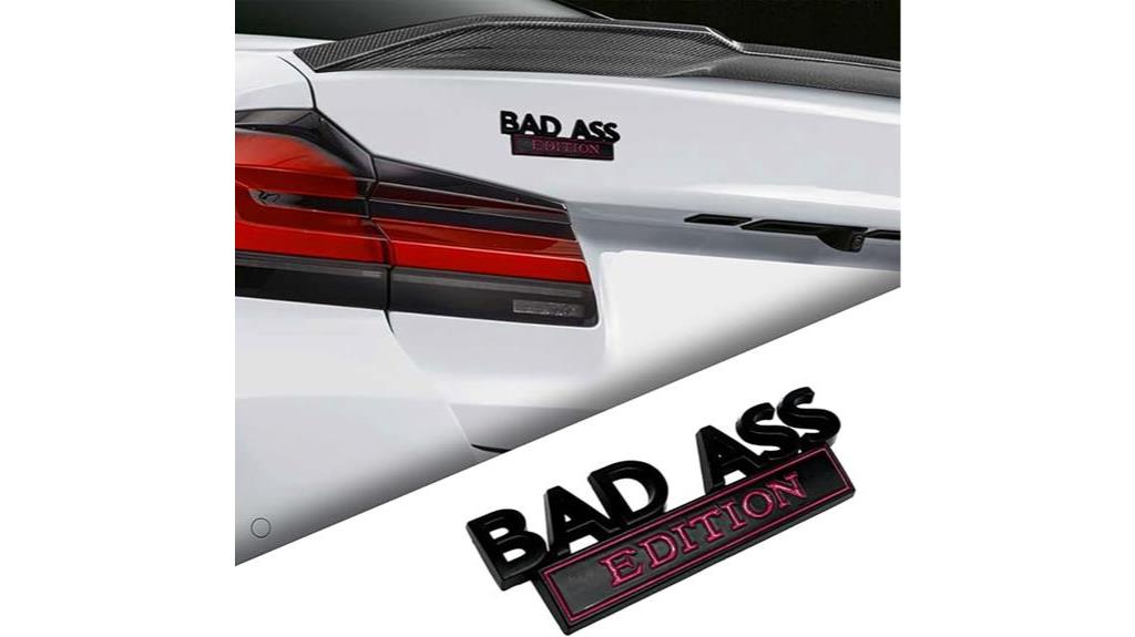 car bad ass emblem