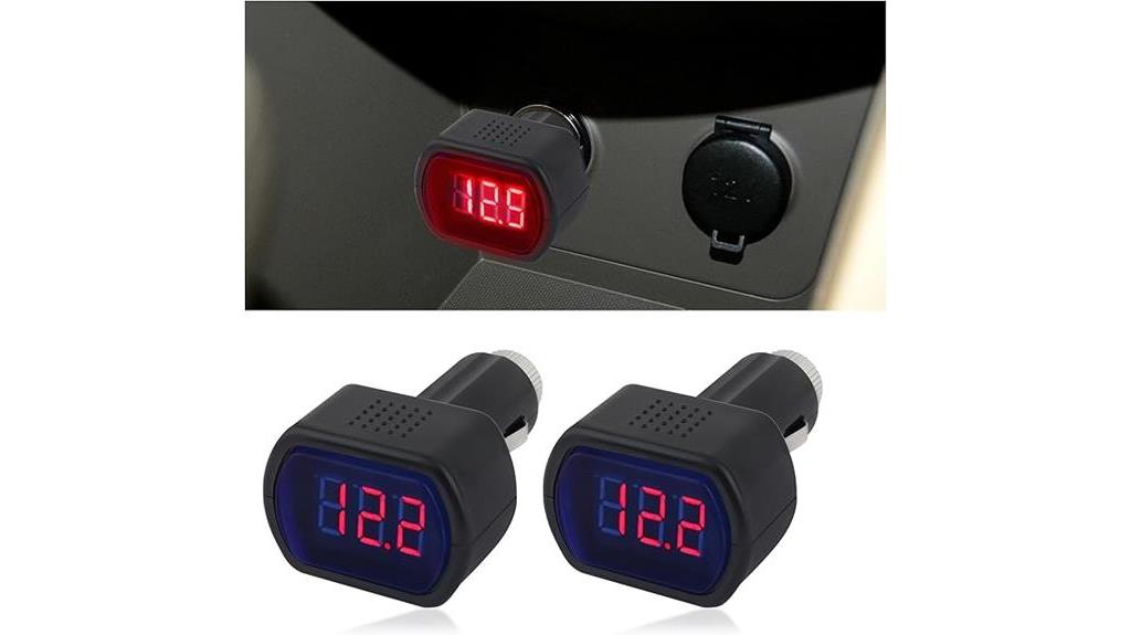 car led voltage meter