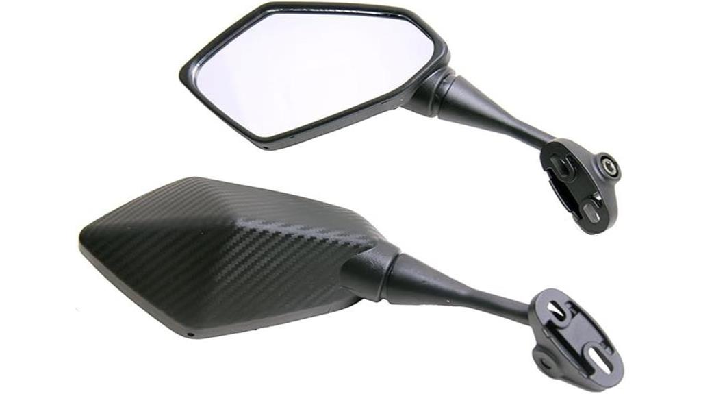 carbon fiber bike mirrors