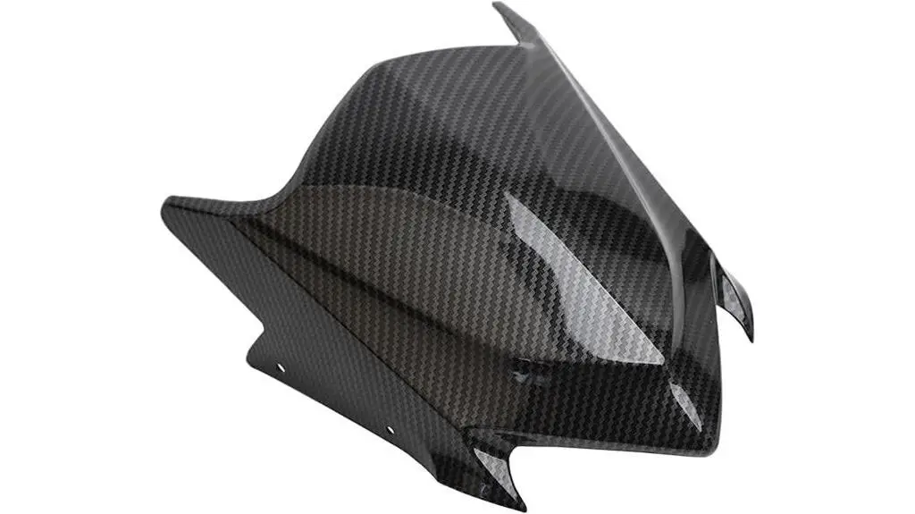 carbon fiber grom windshield