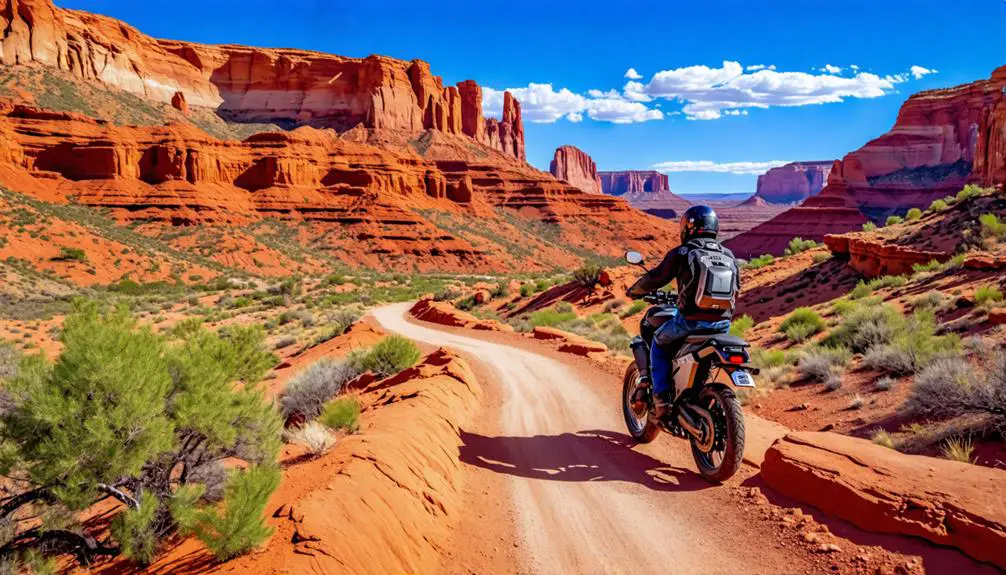 Best Motorcycle Routes Near Cedar Mesa National Monument