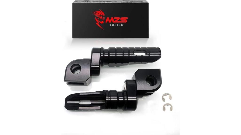 cnc adjustable motorcycle foot pegs