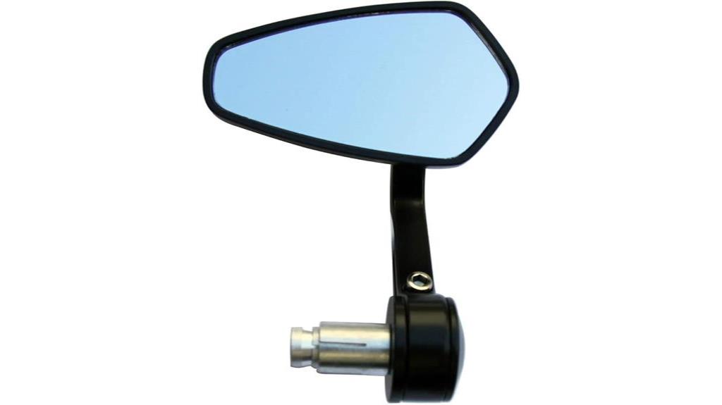 cnc arrow handlebar mirrors