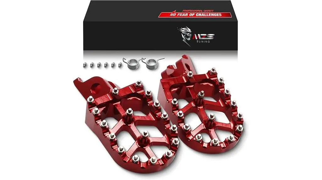 cnc dirt bike foot pegs