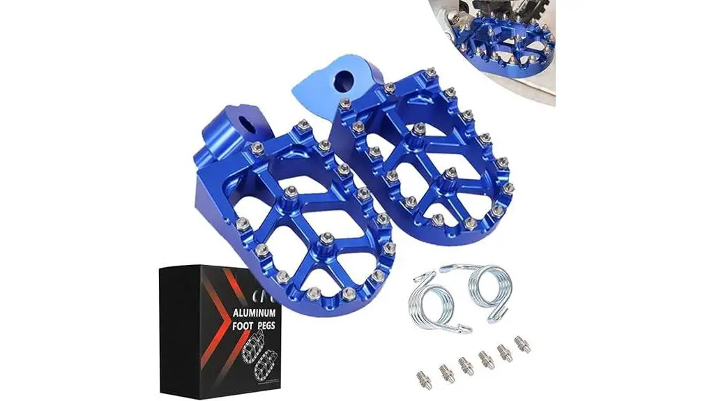 cnc dirt bike foot pegs