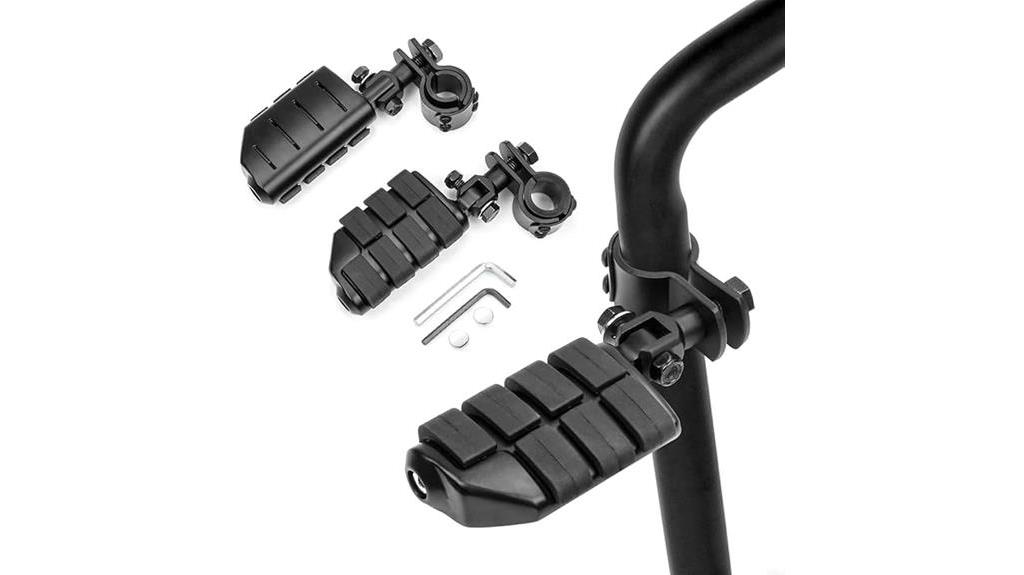 compatible motorcycle foot pegs