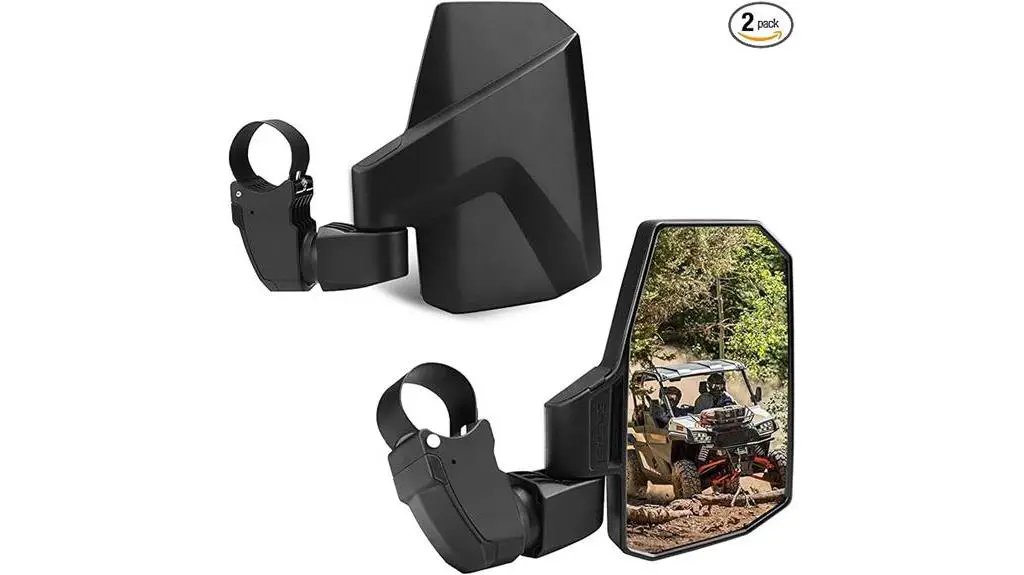 compatible utv roll cage mirrors