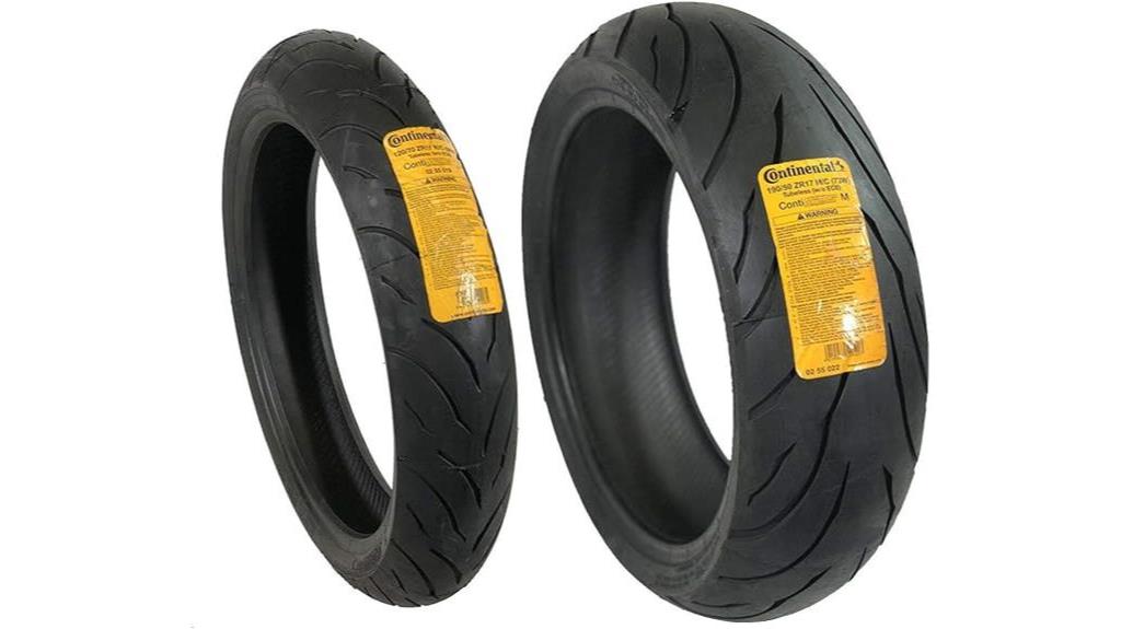 continental tire set specifications