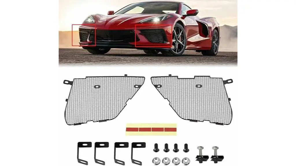 corvette c8 radiator guards