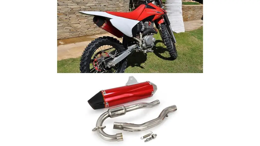 crf150f crf230f exhaust system