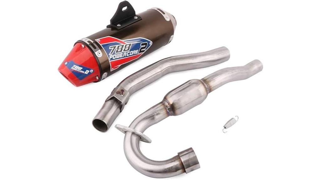 crf230f exhaust muffler upgrade