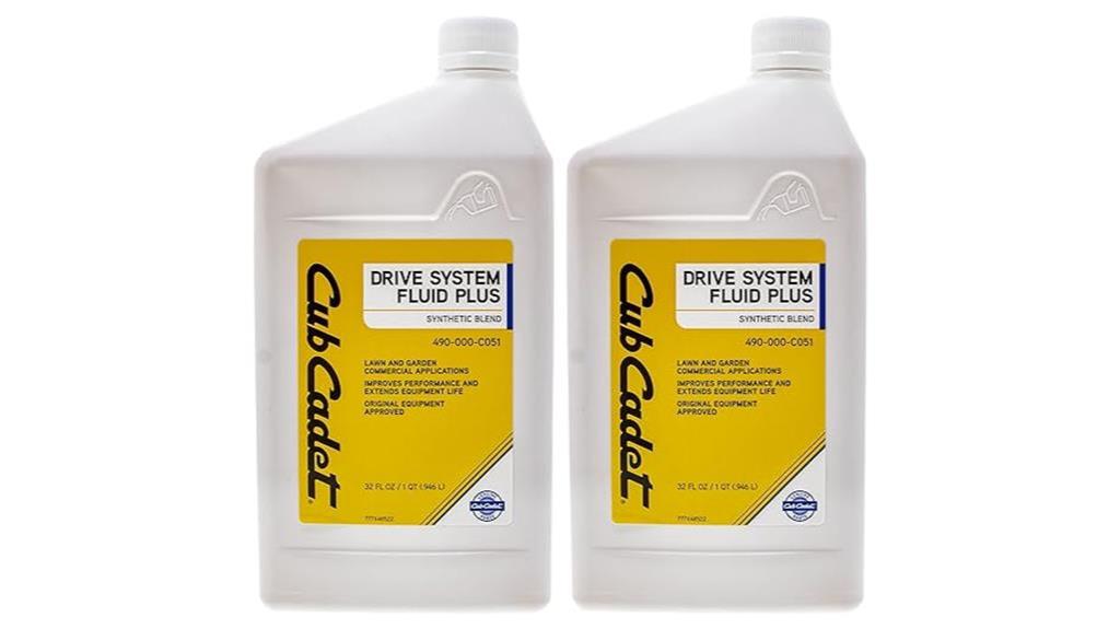 cub cadet drive fluid