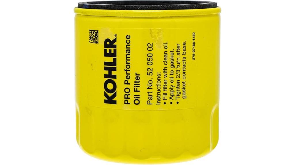 cub cadet kohler filter