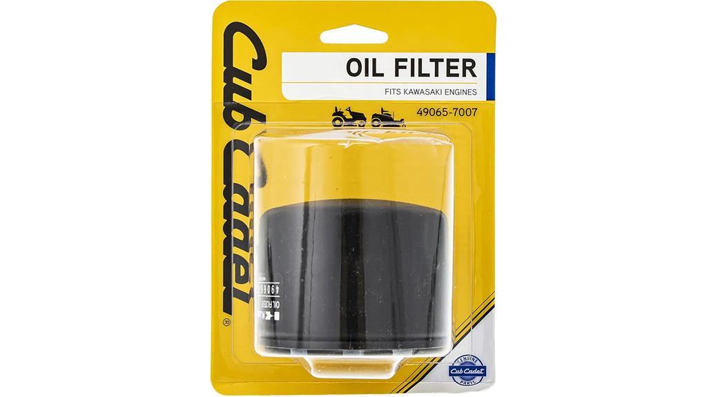 cub cadet mower oil filter