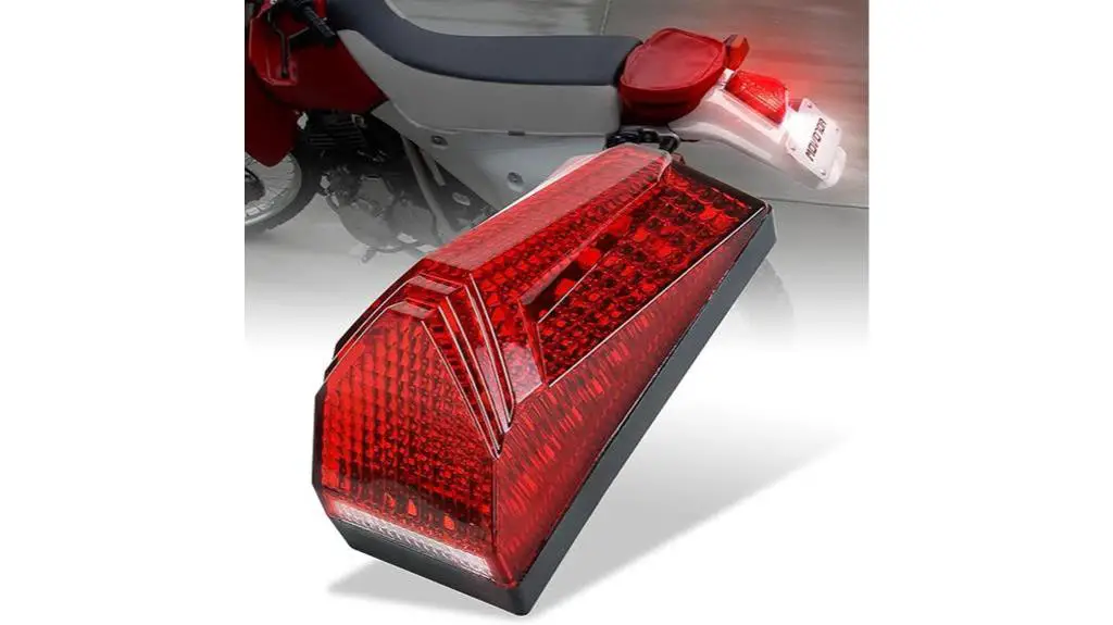 custom honda dirt bike tail light