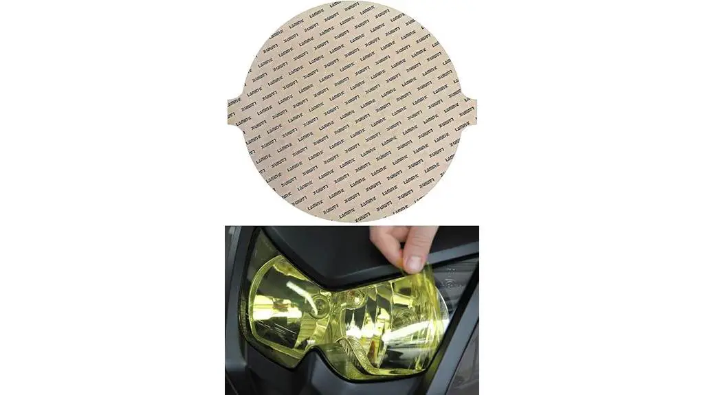 custom yellow headlight covers