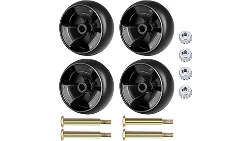 deck wheels for mowers