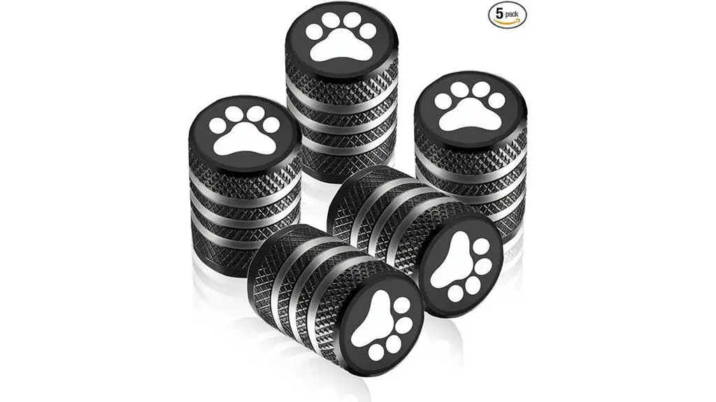 dog paw tire caps