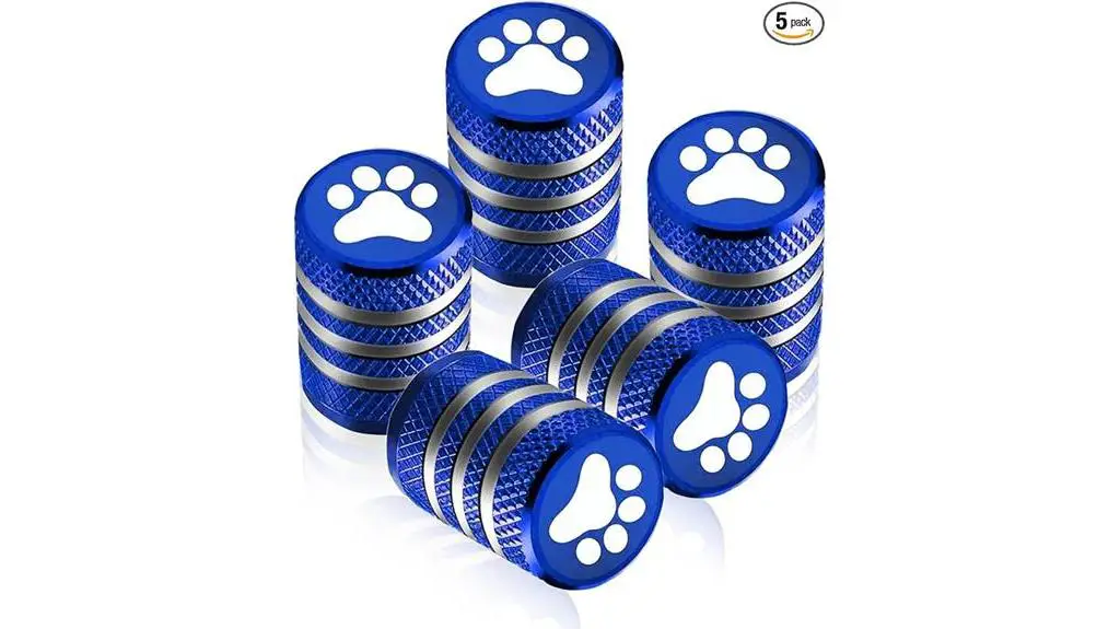 dog paw tire valve covers