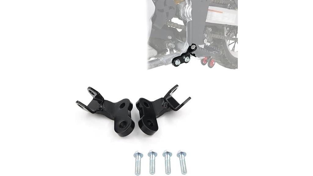 dr650 rear foot peg kit