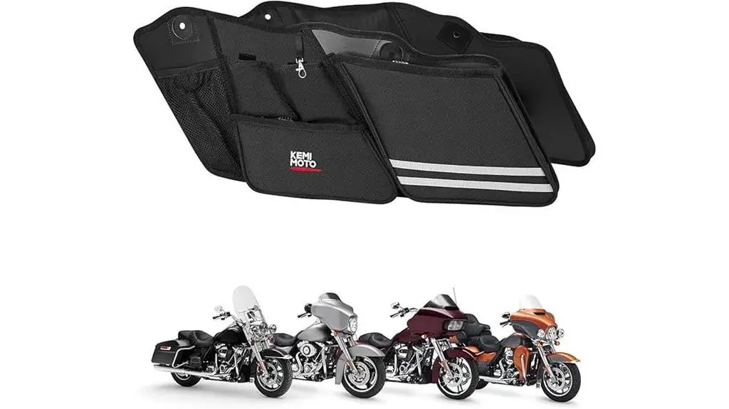 dual saddle bag organizers