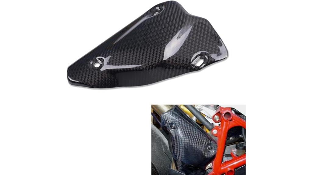 ducati carbon fiber heat shield