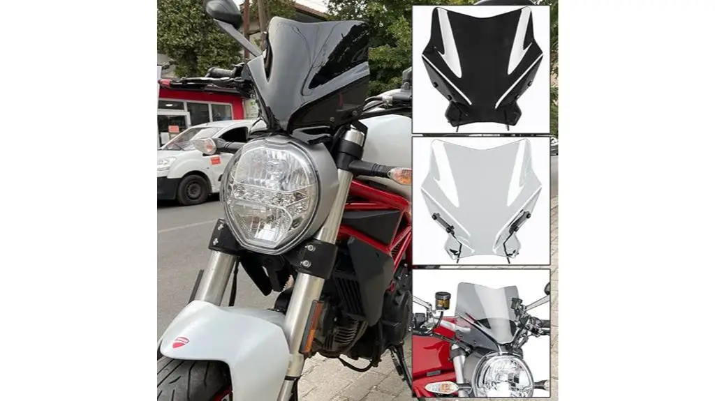 ducati monster wind deflector