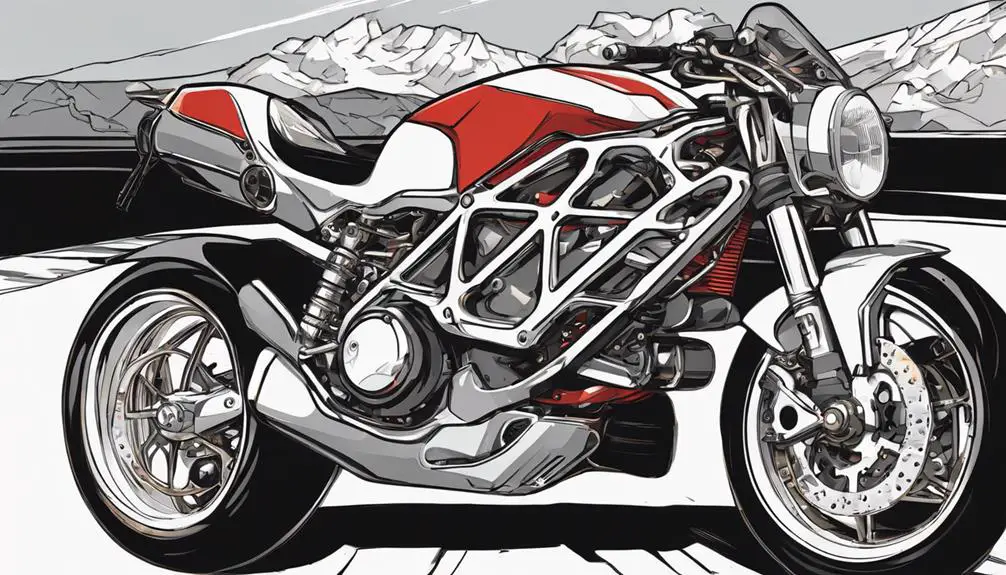 ducati motorcycle structural architecture