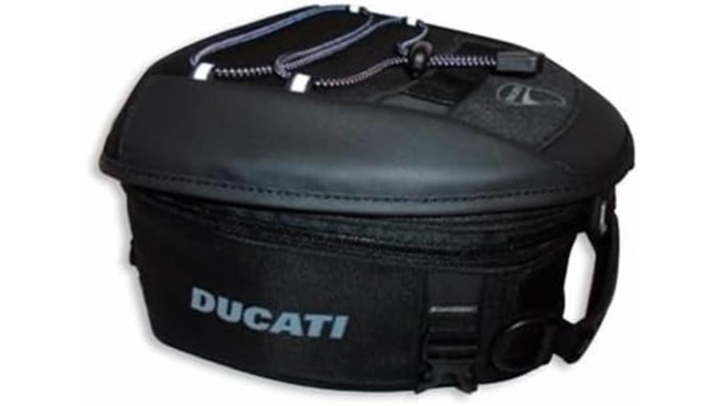 ducati multistrada black rear bag