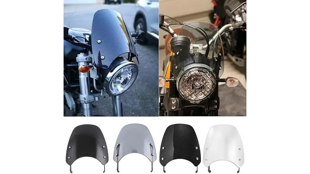 ducati scrambler windshield accessory