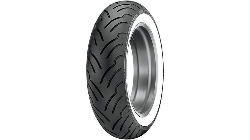 dunlop wide whitewall tire