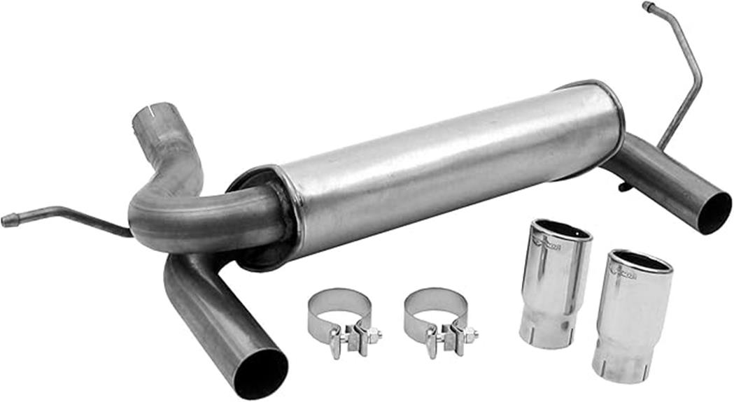 dynomax jeep wrangler exhaust kit