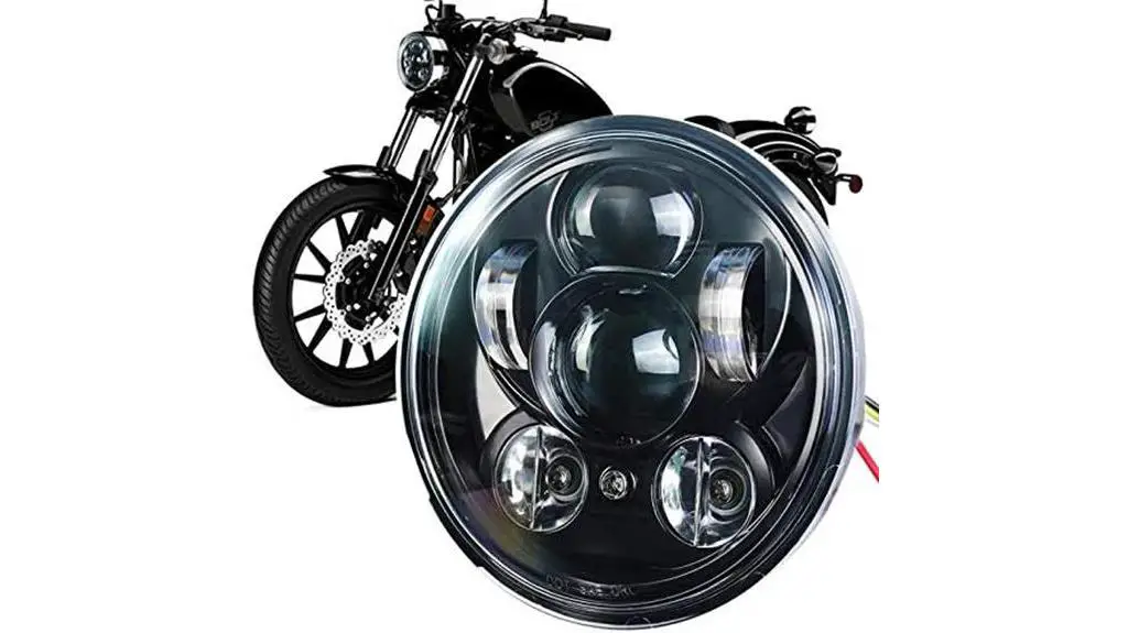 eagle lights black led headlight