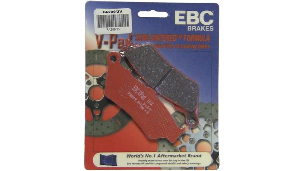 ebc semi sintered brake pads