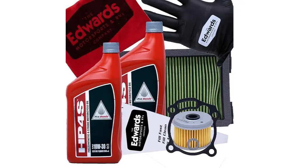 edwards synthetic oil kit